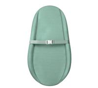 Blissful Diary Matelas à langer avec doublure imperméable en mousse, comprend une housse douce et lavable, tapis à langer profilé pour commode avec fond antidérapant, 81,3 x 40,6 cm (vert, avocat)