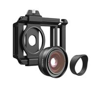 BlissfulAbode 1 objectif macro APL-ZM100 avec zoom 10-20x - Objectif macro haute définition miniature pour téléphone portable avec support de téléphone portable