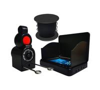 BlissfulAbode 4.3" IPS Screen Fish Finder with Ultra Clear Underwater Camera 20m/30m Cable, Rechargeable for Night Vision Fishing, Support Anglais/Chinois/Japonais/Russe/Allemand/Français