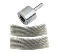 BlissfulAbode Brosse de nettoyage pour perceuse électrique 15 mm et 22 mm, outil de nettoyage de tuyaux en cuivre avec têtes remplaçables, pour la préparation de soudage et une utilisation