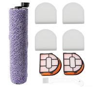 BlissfulAbode Brosse de rechange et rouleau de filtre d'aspirateur et filtre d'aspirateur sans fil pour aspirateur Shark WDB1F2 pour aspirateur pour HydroVac XL 3 en 1