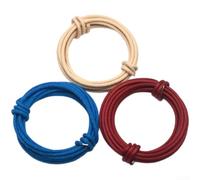 BlissfulAbode Câble de micro de guitare de 1,5 m - Conducteur en cire huilée pour guitare électrique - Câble de raccordement anti-interférences pour instrument de musique jaune, noir, blanc (A)