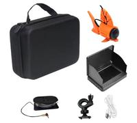 BlissfulAbode Caméra de pêche sous-marine avec écran IPS 4,3/5", zoom 1x 1,4x, objectif grand angle 220°, 8 lumières infrarouges pour vision nocturne, profondeur de 100 m, détecteur de poissons