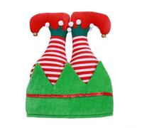 BlissfulAbode Chapeau de clown de Noël pour adultes, accessoire de costume de vacances pour répandre la joie et le rire festifs (style A)