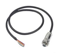 BlissfulAbode Connecteur adaptateur 7 broches pour Rexroth Moog pour valve proportionnelle Parker - Valve hydraulique robuste DIN standard avec câble de 1 mètre IP67 pour une utilisation en usine
