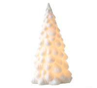 BlissfulAbode Décoration lumineuse en forme de maison de neige avec pile bouton pour sapin de Noël, cheminée, veilleuse festive, interrupteur facile à mettre et à éteindre (D)