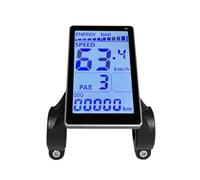 BlissfulAbode Écran LCD pour vélo électrique LCD-M5 et contrôleur KT, 24 V-60 V, connecteur SM 5 broches, visibilité claire à la lumière du soleil, code d'erreur et affichage de la vitesse, cordon