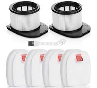 BlissfulAbode Filtres de rechange pour aspirateur sans fil Shark IZ400IZ420 IZ400UK Kit de 2 postfiltres, 4 filtres en mousse, 4 filtres en feutre, 1 brosse de nettoyage pour filtres d'aspirateur sans