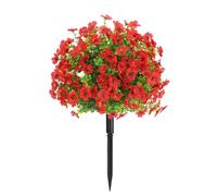 BlissfulAbode Fleur violette colorée avec clous au sol pour une belle décoration de jardin