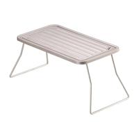 BlissfulAbode Grille de barbecue pliable ultra légère avec plaque nervurée pour randonnée, pique-nique, utilisation en extérieur, robuste et légère pour matériel de camping