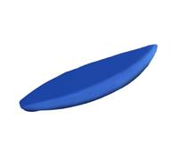 BlissfulAbode Housse de kayak en tissu Oxford 210D imperméable, résistant au soleil et à la poussière avec bord élastique pour une utilisation en extérieur et en mer, noir