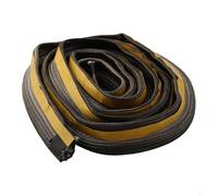 BlissfulAbode Joint de porte pour poêle à bois Joint en corde réfractaire sans colle Résistant à la chaleur jusqu'à 550 °C Matériau en fibres céramiques Diameter 10 mm Longueur 2 ou 3 mètres Noir