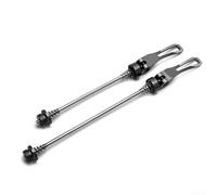 BlissfulAbode Levier à dégagement rapide pour roues de vélo en aluminium avec brochette d'axe solide pour une gestion pratique des roues (noir)
