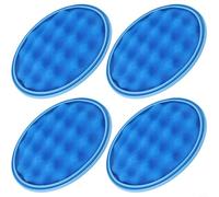 BlissfulAbode Lot de 4 filtres ronds bleus pour aspirateur pour Samsung Cyclone Force SC05 SC07 SC15 VC07 - Filtration efficace de la poussière et performance de nettoyage améliorée