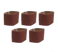 BlissfulAbode Lot de 5 manchons de papier abrasif en caoutchouc 92 x 100 mm pour polisseuse à tréfilage (grain 320)