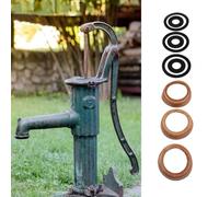 BlissfulAbode Lot de 6 pièces de rechange pour pompe à poignée en cuir de type 75 et manchon de piston pour pompe manuelle