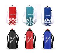 BlissfulAbode Manchon isotherme et porte-bouteille d'eau : parfait pour les aventures en plein air, bleu neige