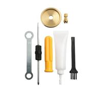 BlissfulAbode Pignon d'entraînement de rechange en cuivre pour DAIWA FUEGO SV Moulinet de pêche à rapport de vitesse 7.3:1 Construction en métal avec outils et ensemble d'accessoires