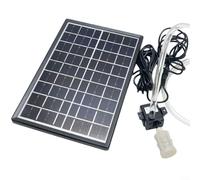 BlissfulAbode Pompe à oxygène solaire fiable pour filtration de bassin à poissons sans coût de fonctionnement, entretien