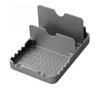 BlissfulAbode Support de couvercle de casserole, repose-cuillère, organisateur de gadgets avec tampon d'égouttement pour comptoir de cuisine