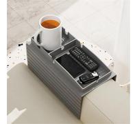 BlissfulAbode Support de tasse en silicone antidérapant pour le rangement à distance des collations, gris