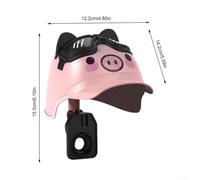 BlissfulAbode Support de téléphone portable ergonomique conçu pour les motards, axé sur des fonctionnalités conviviales telles que le mécanisme de serrage automatique (rose)