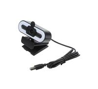 BlissfulAbode Webcam autofocus 4K avec streaming USB et lumière de remplissage 60 fps - Parfait pour vivre ! 1080p