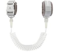 Blisstime Laisse pour tout-petit, lien de poignet anti-perte avec verrouillage à clé, laisse de bébé améliorée avec bracelet de sécurité pour bébés, tout-petits, enfants (2 m, gris clair)