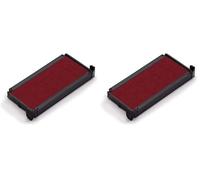 Blister 1 Cassette D'encrage Rouge 6/4913 pour Tampons Trodat Printy 4913, 4913T et 4953, Medium (Lot de 2)