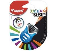 Maped – Taille-crayons Clean Grip – 1 trou avec réservoir – Coloris aléatoire