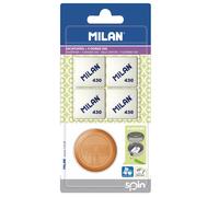 Blister 1 Taille-Crayons Spin New Look + 4 Gommes 430