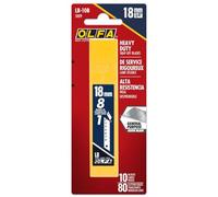Blister 10 lames acier tungstène sécables 18mm 'lb10b' Olfa