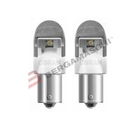 Blister 2 Ampoules OSRAM LED 12V BA15S Rénovation Premium Rouge