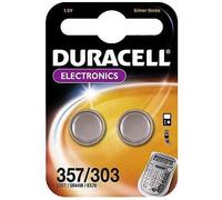 Duracell Piles bouton Electronics 357/303/SR44 – oxyde argent – Blister 2