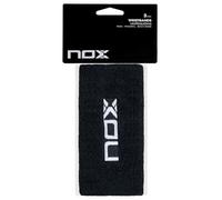 Blister (2 UDS) MUÑEQUERA NOX Larga Negra Logo Blanco MULNEBLA2UD