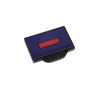 Blister 3 cassettes encre bleue/rouge Metal Line 6/53/2 - Bicolore