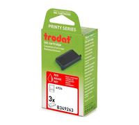 Blister 3 cassettes encre rouge Printy 6/4926C