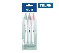 Blister 3 P1 Stylo (Bleu, Noir Et Rouge), + Édition Milan.