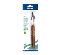 Blister 3 Pinceaux Ronds (Poils Chèvre Et Synthétique) Série 101 Nº 6, 10 Et 14