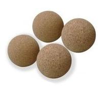 Blister 4 Balles de baby-foot liège brutes - Ø 35 mm Multicolore G