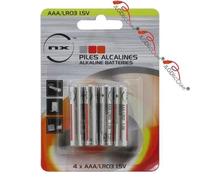 Blister 4 Piles Alcaline Lr03 Nx Aaa