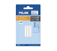 Blister 4 Recharges Gommes Pour Porte-Mines Capsule Slim Et Pl1