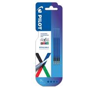 Blister 4 recharges pour Stylo roller Pen Frixion Ball 4 Colors Pointe fine Bleu