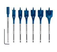 Blister 7 mèches plates SelfCut Speed 16 - 32 mm - BOSCH EXPERT - 2608900334