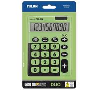 Blister calculadora 10 dígitos teclas Grandes Duo Verde