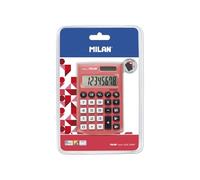 Blister calculatrice Pocket 8 chiffres, rouge