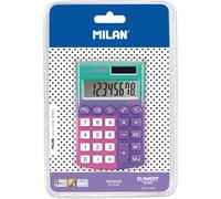 Blister calculatrice Pocket 8 chiffres,Sunset lilas-rose