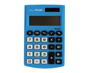 Blister calculatrice Pocket bleue 8 chiffres avec étui
