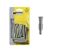 Blister cheville multifonction MU 6x35 mm (25 unités)