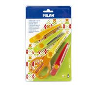 Ciseaux 4 lames coupe zigzag blister